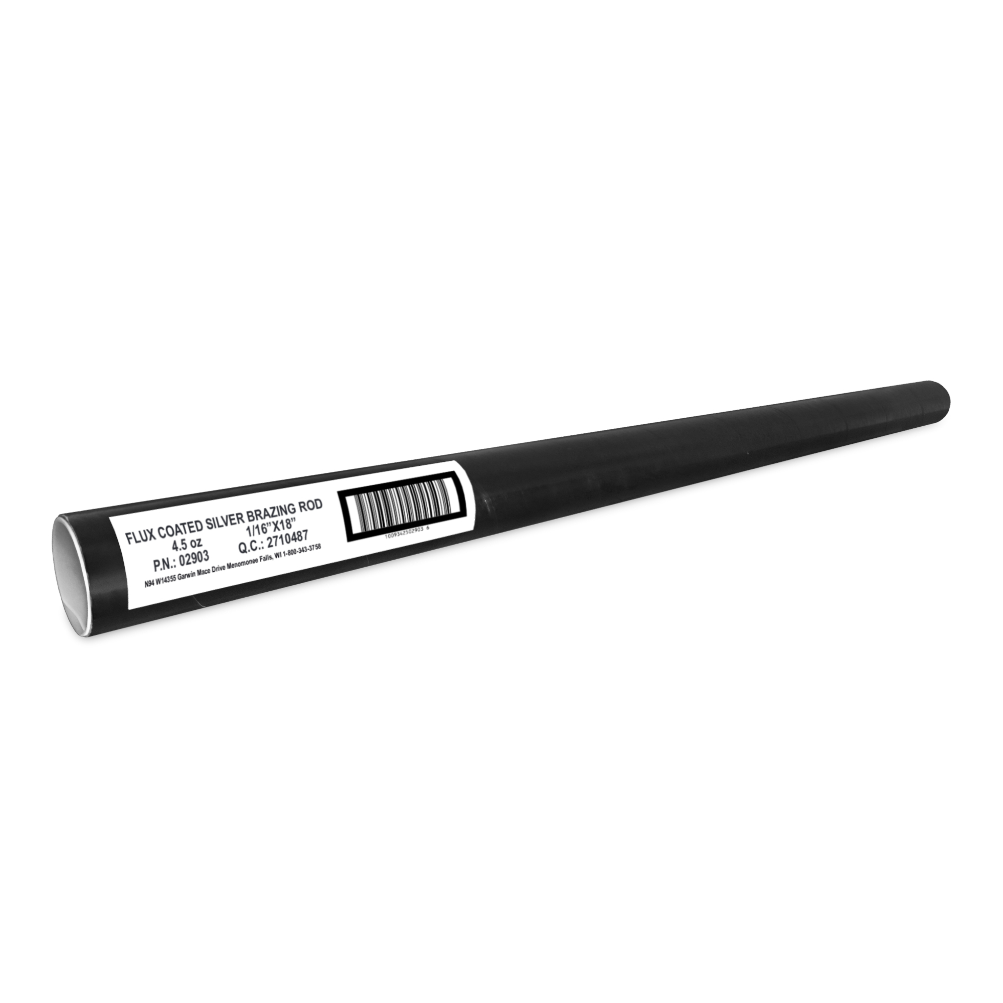 US Forge® 1/16" x 18" Flux Coated Silver Brazing Rod - 4.5oz., Model# 2903